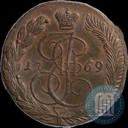 Фото 5 копеек 1769 года ЕМ 
