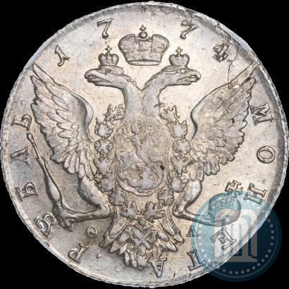 Фото 1 рубль 1774 года СПБ-ФЛ 