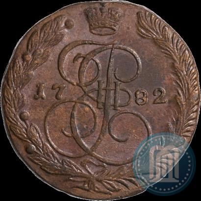 Фото 5 копеек 1782 года ЕМ 