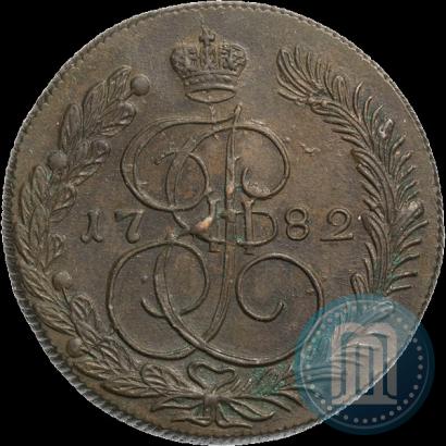 Фото 5 копеек 1782 года КМ 