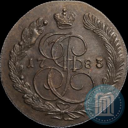 Фото 5 копеек 1783 года КМ 