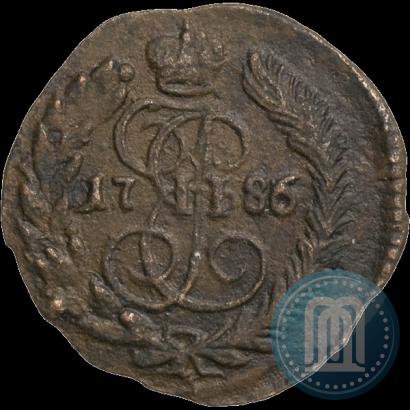 Фото Полушка 1786 года КМ 