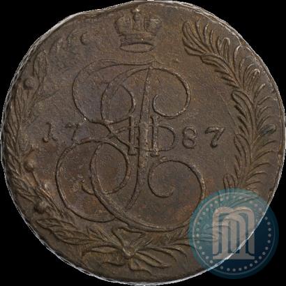 Фото 5 копеек 1787 года ЕМ 