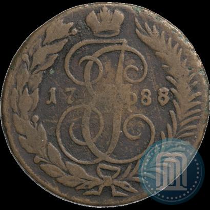 Фото 2 копейки 1788 года ТМ 