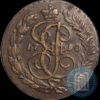 Фото 2 копейки 1790 года АМ 