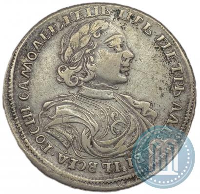 Фото Полтина 1719 года L "Портрет в латах"