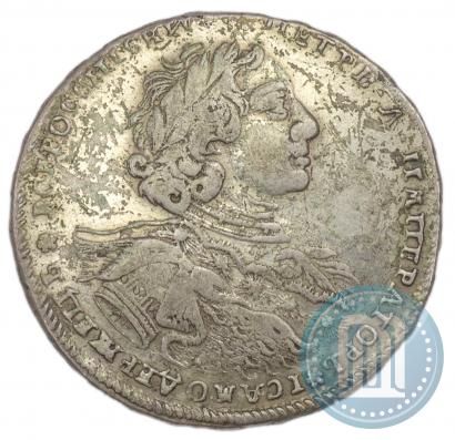 Фото 1 рубль 1723 года OK "Портрет в горностаевой мантии"