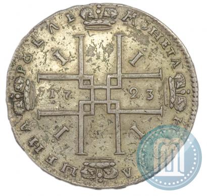 Фото 1 рубль 1723 года OK "Портрет в горностаевой мантии"