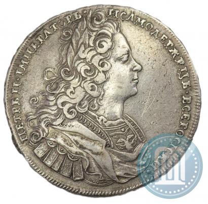 Фото 1 рубль 1727 года  "Московский тип"