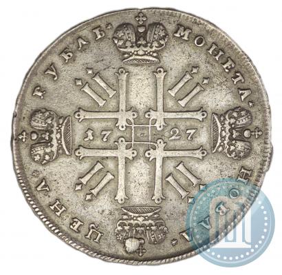 Фото 1 рубль 1727 года  "Московский тип"