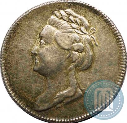 Фото Жетон 1782 года  "Памятника Императору Петру Великому в Санкт-Петербурге"