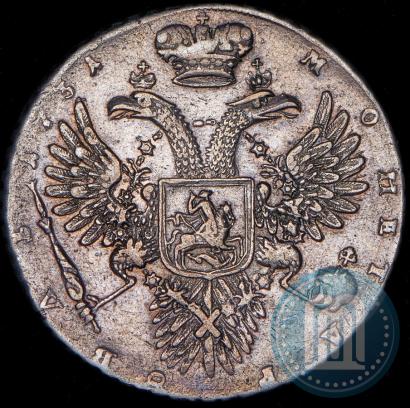 Фото 1 рубль 1731 года  