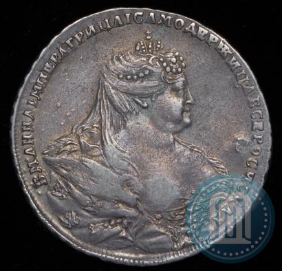 Picture 1 rouble 1737 year  "Moscow type"