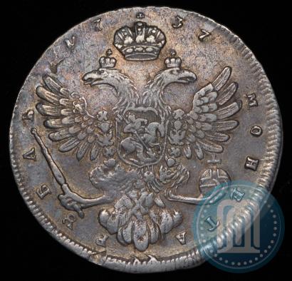 Picture 1 rouble 1737 year  "Moscow type"