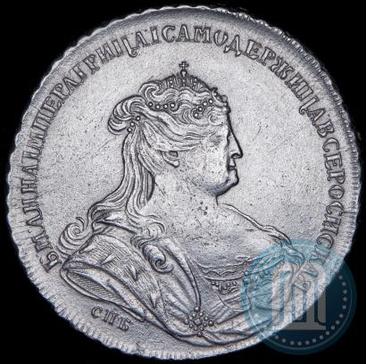 Picture 1 rouble 1738 year  "Petersburg type"