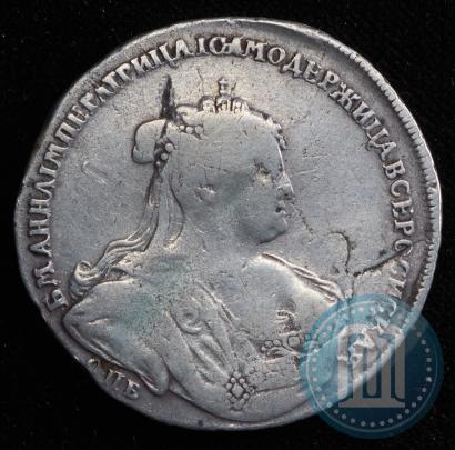 Picture Poltina 1738 year СПБ "Petersburg type"