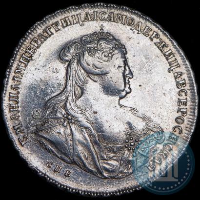 Фото 1 рубль 1739 года СПБ "Петербургский тип"
