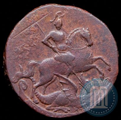 Фото 2 копейки 1757 года  "Номинал под Св. Георгием"