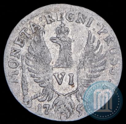 Фото 6 грошей 1759 года  