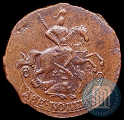 Фото 2 копейки 1765 года ММ 