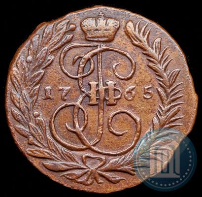 Фото 2 копейки 1765 года ММ 
