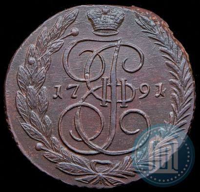 Фото 5 копеек 1791 года ЕМ 