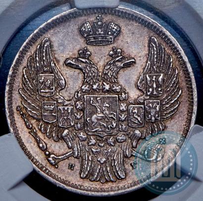 Фото 15 копеек - 1 злотый 1832 года НГ 