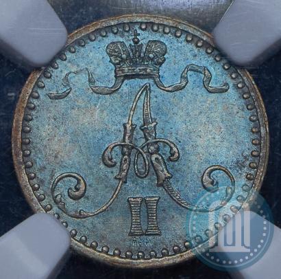 Фото 1 пенни 1867 года  