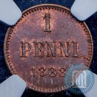 Фото 1 пенни 1888 года  