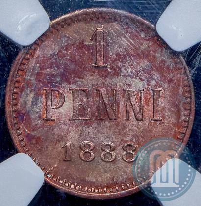 Фото 1 пенни 1888 года  
