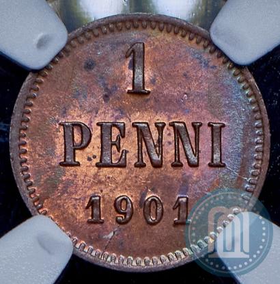 Фото 1 пенни 1901 года  