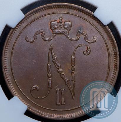 Фото 10 пенни 1905 года  