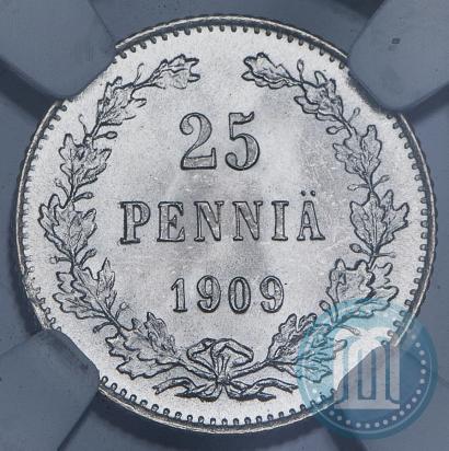 Фото 25 пенни 1909 года L 