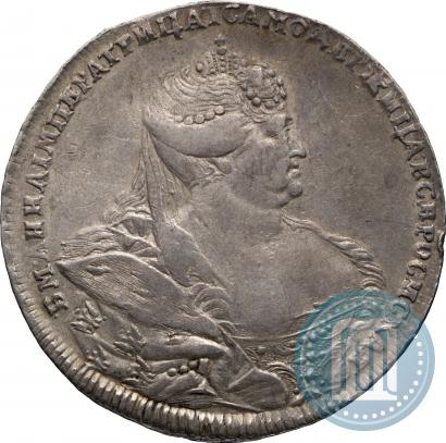 Picture 1 rouble 1737 year  "Moscow type"