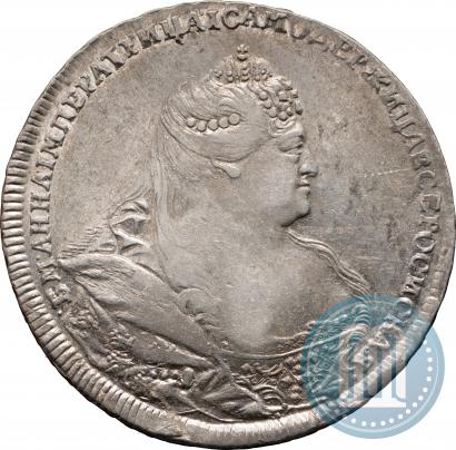 Picture 1 rouble 1738 year  "Moscow type"