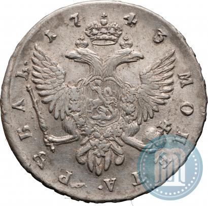 Фото 1 рубль 1743 года СПБ 