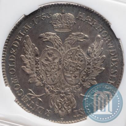 Фото Талер 1753 года P "Альбертусталер"