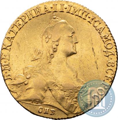 Фото 10 рублей 1770 года СПБ 