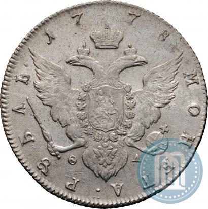Picture 1 rouble 1778 year СПБ-ФЛ 