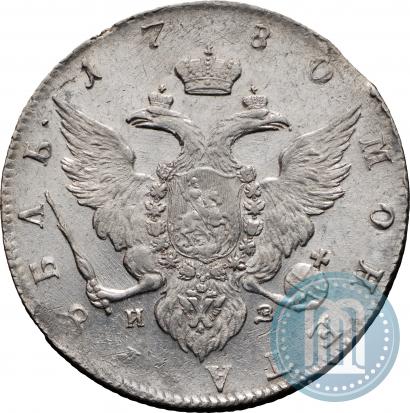 Фото 1 рубль 1780 года СПБ-ИЗ 