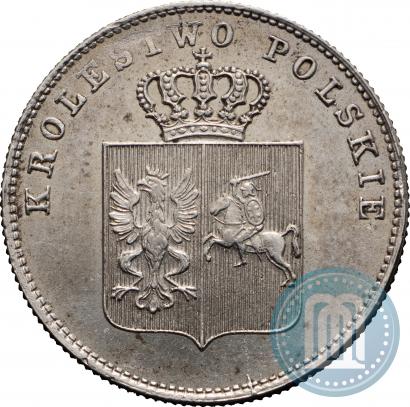 Фото 2 злотых 1831 года KG "Польское восстание"