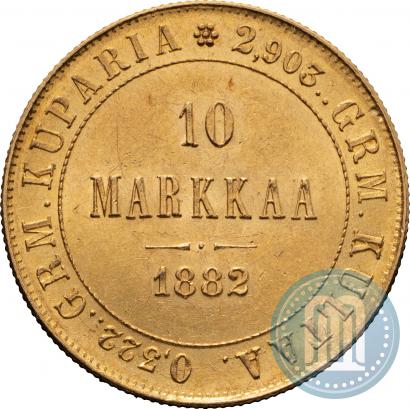 Picture 10 markkaa 1882 year S 