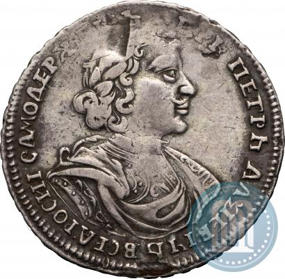 Фото Полтина 1719 года L "Портрет в латах"