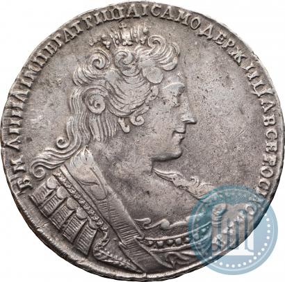 Фото 1 рубль 1733 года  