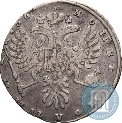 Фото Полтина 1736 года  