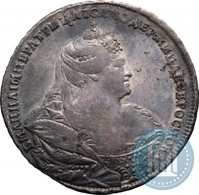 Фото 1 рубль 1739 года  "Московский тип"