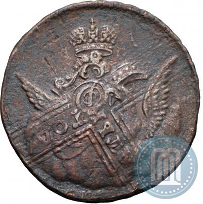 Фото 1 копейка 1755 года ММД 