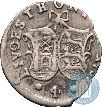 Фото 4 копейки 1757 года  "Ливонез"