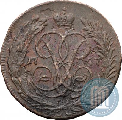 Фото 1 копейка 1757 года  