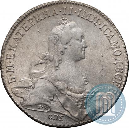 Фото 1 рубль 1773 года СПБ-ЯЧ-Т.И. 